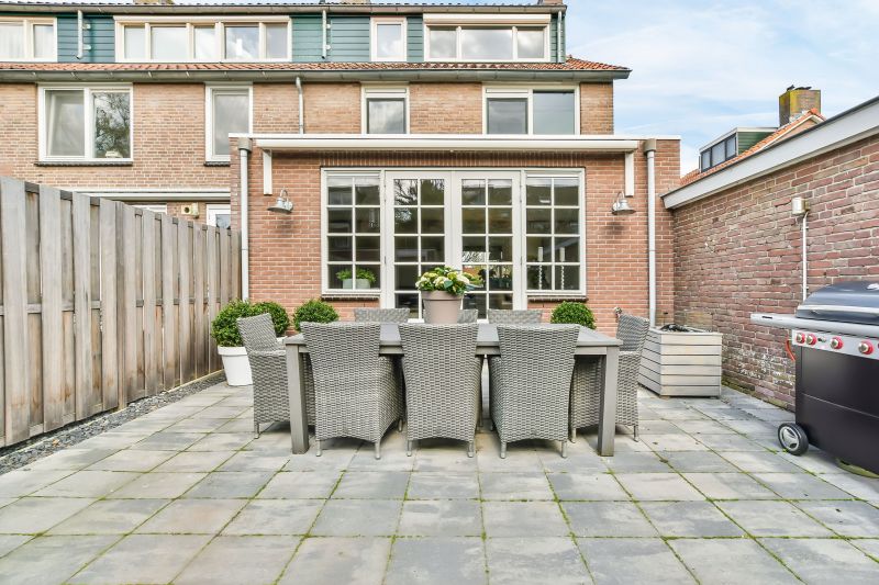 Outdoor patio tiling